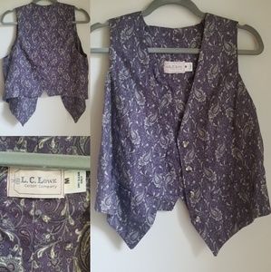 Vintage paisley vest